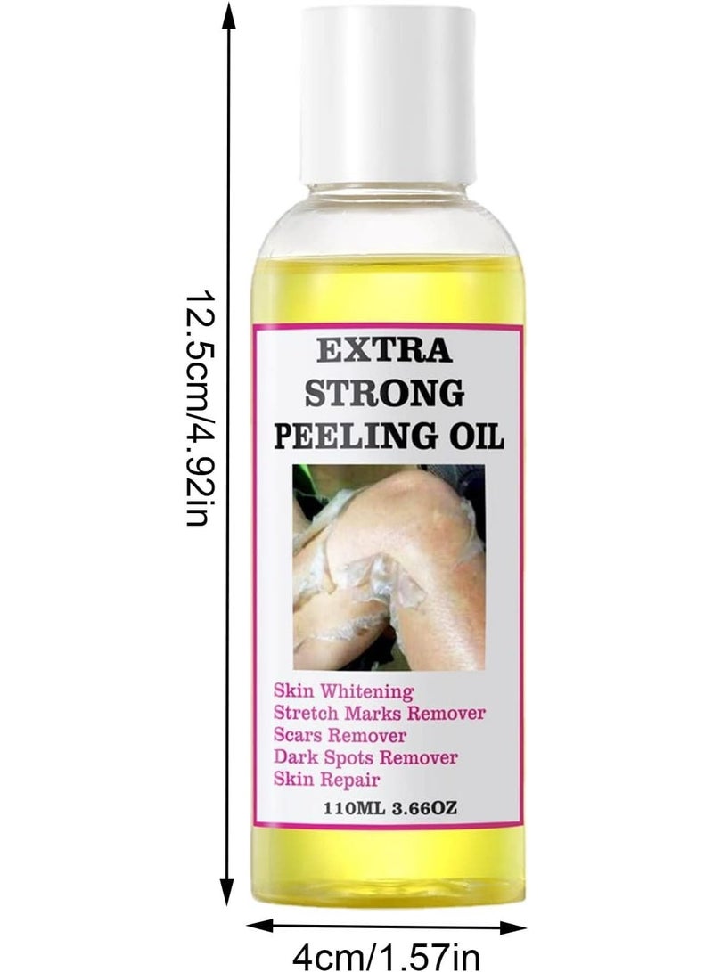 Extra Strong Peeling Oil | 110ml Body Exfoliator Effective Peeling Oil,Multi-Use Black Spot Correcting Oil Skin-Friendly Black Spot Remover Brightening Oil for Boys, Girls - Image 5