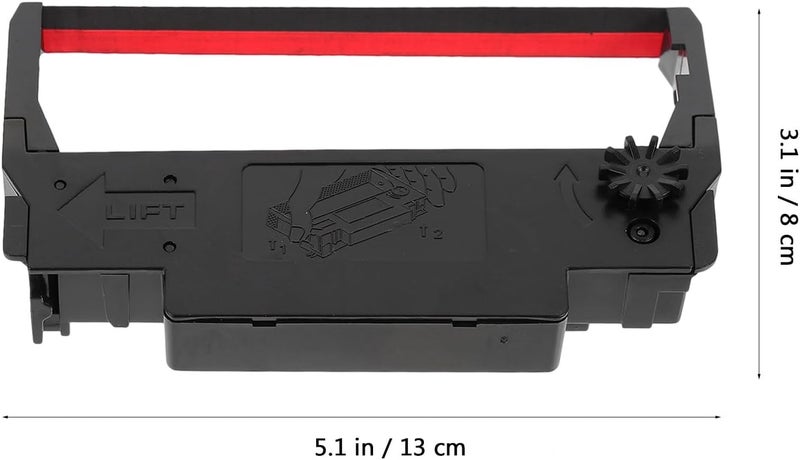 Cash Register Nylon Ink Ribbon 24pcs Red Black Dual-Color Replacement Ribbon for Tm-u220 U230 U210 U370 U300c Erc30 Erc34 Erc38 Printers Office Use - Image 2