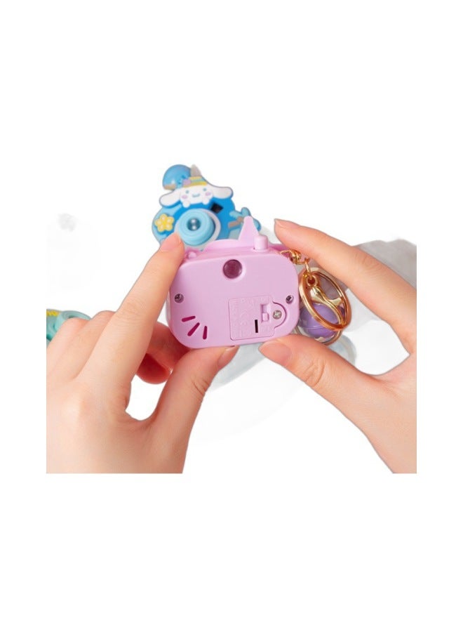 Mini Projection Camera Slide Cartoon Mini Projector Classic Childhood Fun Stall Toys-Color:Film Viewing Camera With Bell  - Image 4