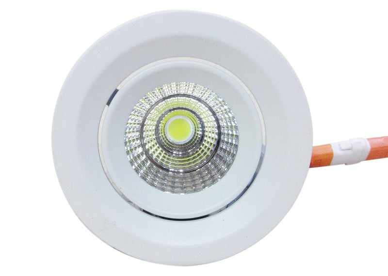 Bene BENE Radiance Aluminium Round Ceiling Light White 7w  - Image 1