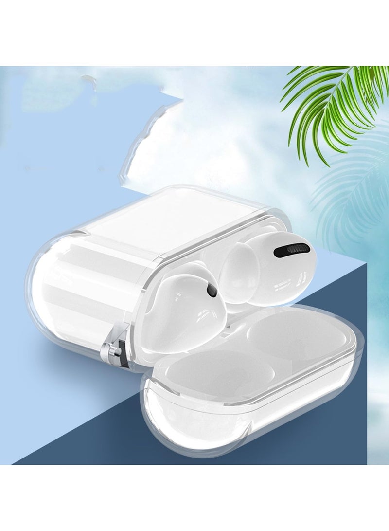 Soft TPU Clear Cover Anti-Scratch Dustproof Protective Case with Keychain for Apple AirPods 4, AirPods 4th Generation 2024, Clear - Image 5