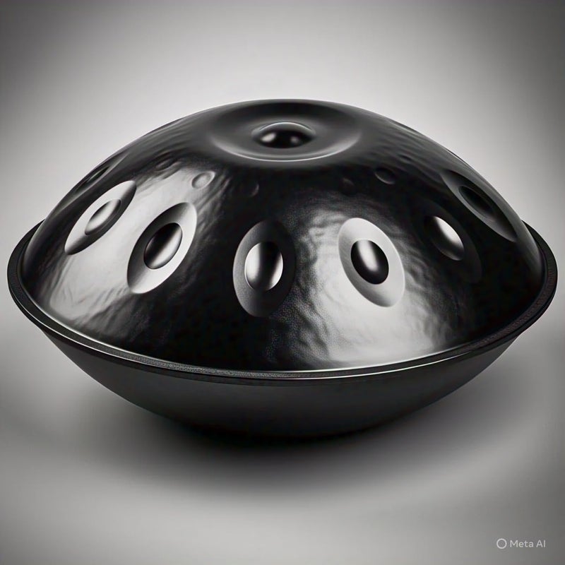 MegArya 22-Inch D Minor 9-Note Steel Tongue Drum Handpan - Tuned to 432Hz with Accessories - Image 3
