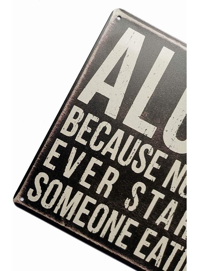 ERLOOD Alcohol Tin Signs Unique Metal Bar Wall Plaque Decor Vintage Kitchen Tin Sign 12 X 8 - Image 4