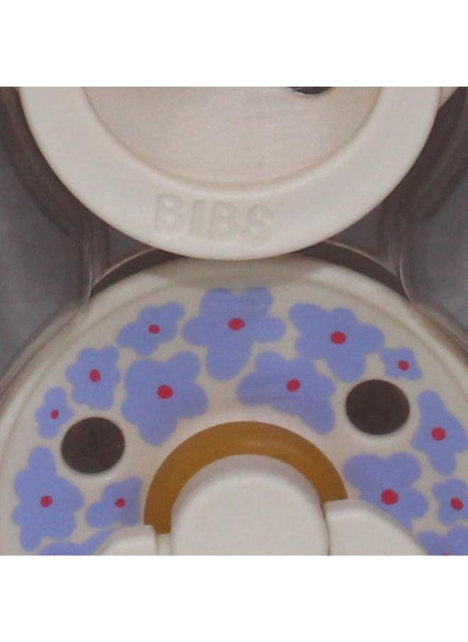 BIBS Pacifier – 2 Pack (Jasmine Latex, Size 2, Ivory Mix)  - Image 2