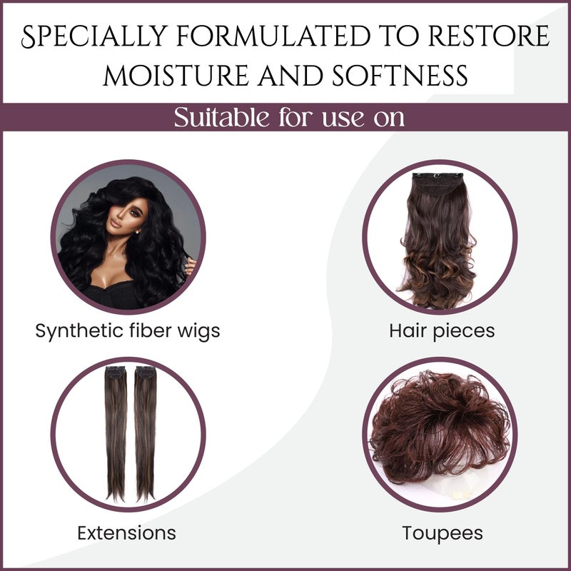 Brandywine Revitalizing Conditioner â€“ For Synthetic & Natural Hair Wigs, 16 Ounces - Image 3