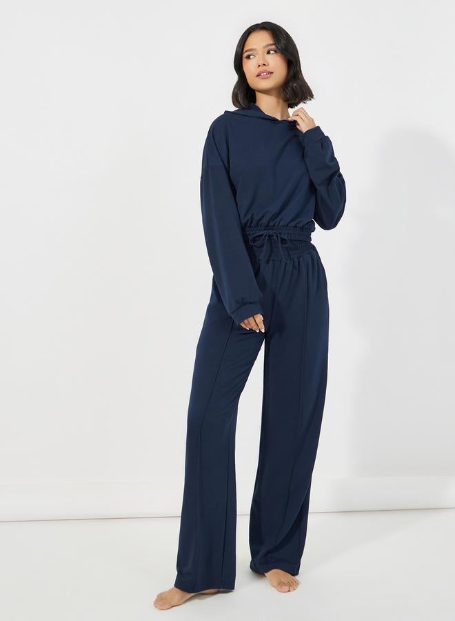 Styli Styli Gathered Hem and Waist Hoodie and Jogger Lounge Set - Image 1