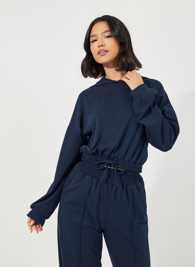 Styli Styli Gathered Hem and Waist Hoodie and Jogger Lounge Set - Image 2
