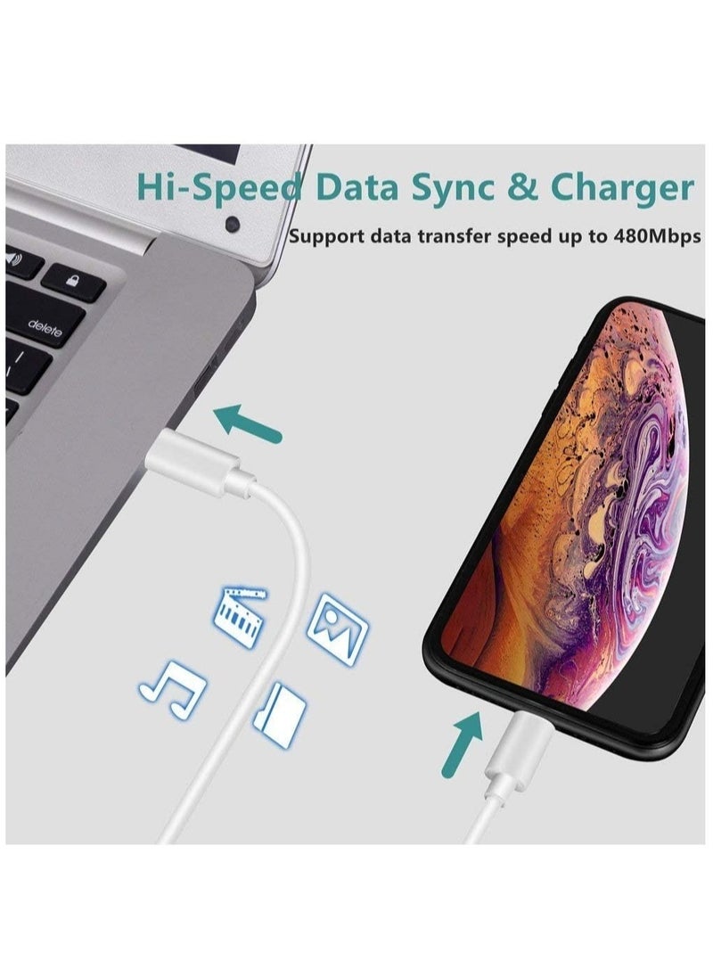 USB C to Lightning Cable 6.6ft [Apple MFi Certified] PD Fast Charging and Hi-speed Syncing Cord Compatible with iPhone X/XS/XR/XS MAX/8/8 Plus, iPad Pro 2017