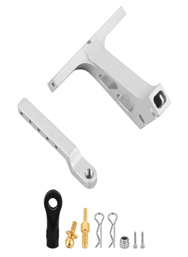Pothyes CNC Aluminum Drop Hitch Receiver with Link Rod End Set for 1/24 RC Crawler SCX24 DIY Upgrade ((red) - Image 2