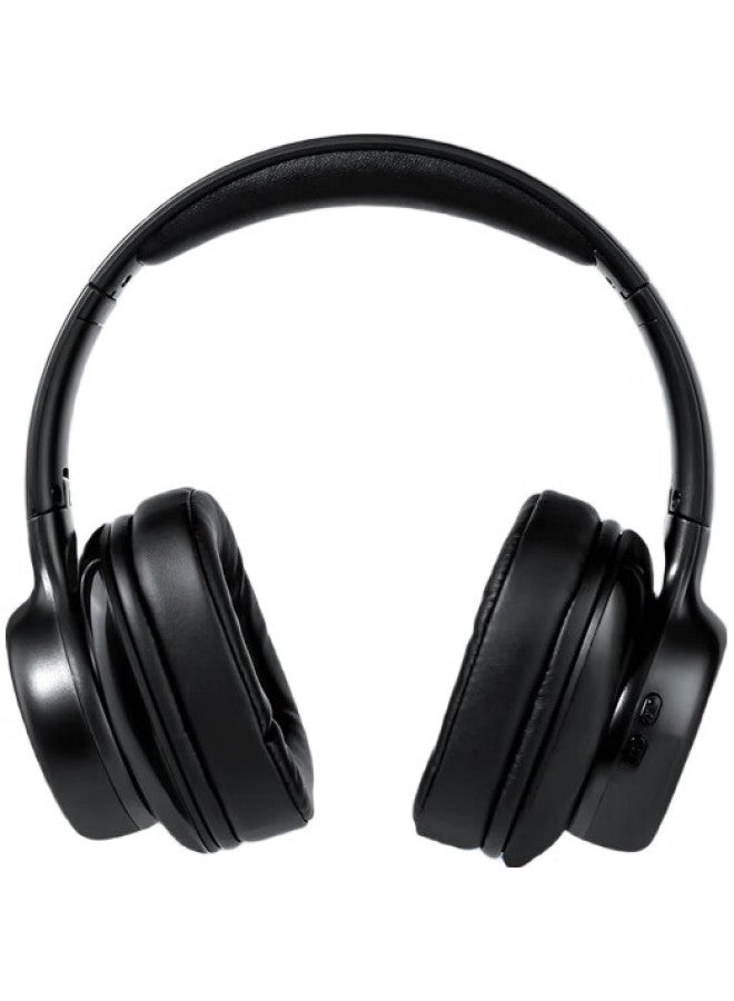 Deli (Deli) Cet-4, Cet-6, Tem-4, Tem-8 Frequency-Adjustable Listening Headphones Headset Bluetooth Lithium Battery Wireless Online Course Student Black Lt560 - Image 1