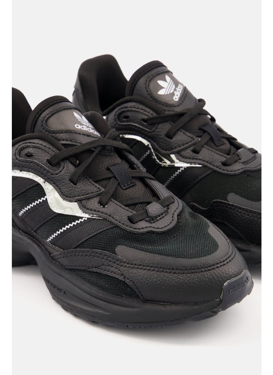 adidas Originals Kids Girl Zentic Sports Shoes, Black  - Image 3