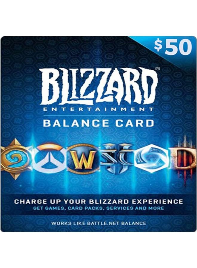 Blizzard Battle Digital Card - USA 50 USD