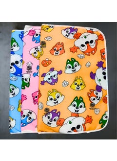 White Bubble White Bubble Reusable Waterproof Baby Bed Protector Canging Mat Cotton Foam Layer 60x45 CM Pack of 3 Multicolor 