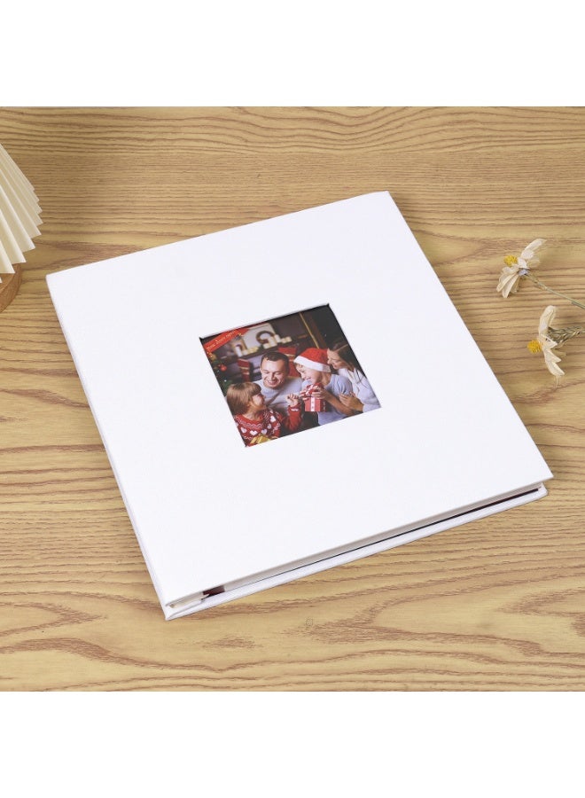 كن واحدًا ألبوم الصور اللاصقة الذاتية 40 صفحة ، 27x28x3cm لعقد الزفاف العائلة سفر الطفل البيج السنة الجديدة وعيد الميلاد هدية مبيعاً أفضل - Image 3