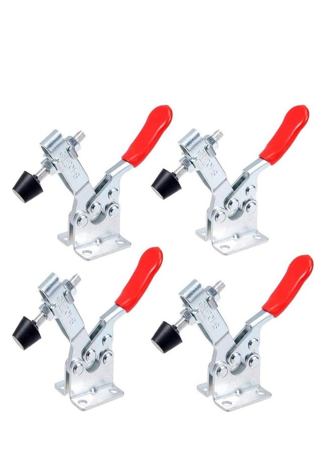 4Pcs Toggle Clamps Holding Capacity Stroke Push Pull Action Hand Tool Light Duty Toggle Clamp Tool - Image 1