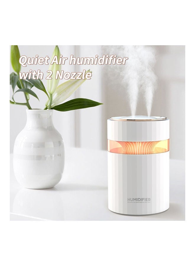 NIBEMINENT Dual Mist Humidifier With 2 Nozzle 220W White - Image 3