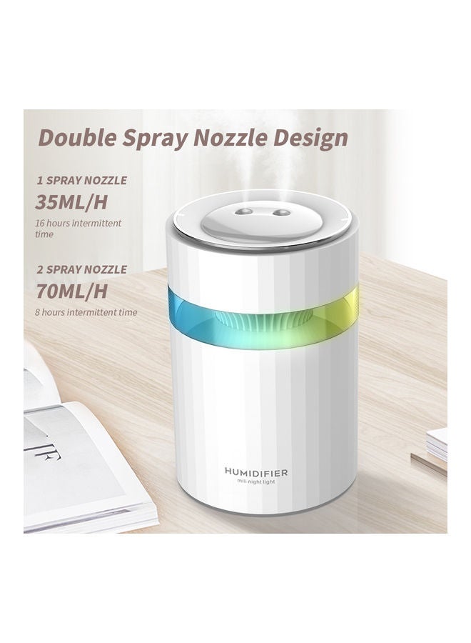 NIBEMINENT Dual Mist Humidifier With 2 Nozzle 220W White - Image 4