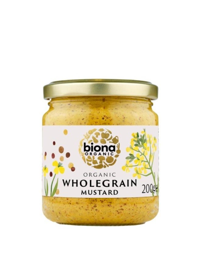 Mustard Wholegrain, 200gm, UK