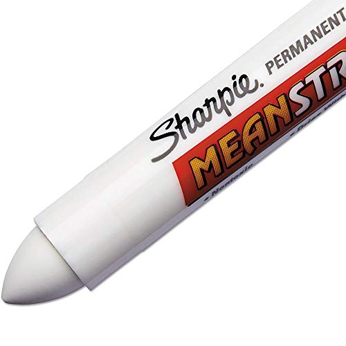 Sharpie Mean Streak Permanent Marking Stick, Bullet Tip, White, 1 Count - Image 2
