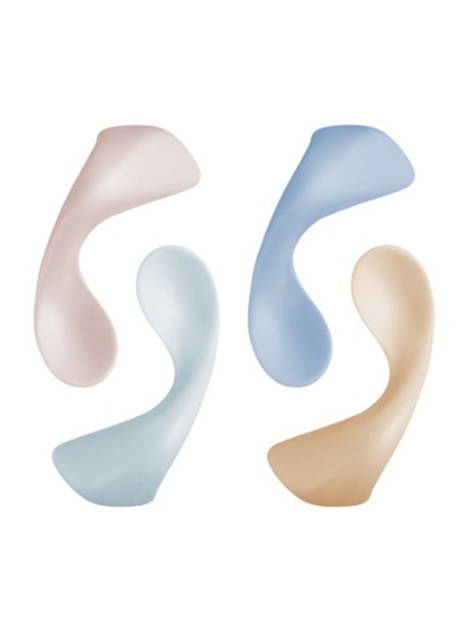 inochi Amori Training Spoons Set, Light Pink And Tea Green - Image 3