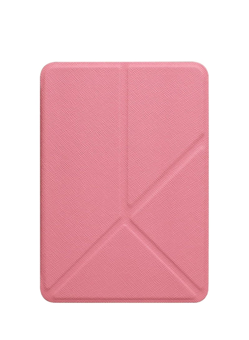 Kindle Paperwhite 11th Generation Case, 6.8-inch Flip Cover with Auto Wake/Sleep, Multi-Viewing Angles Stand, Compatible with Signature Edition (Pink)