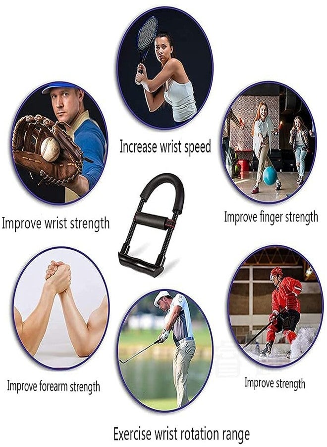 SILENCIO Wrist Strengthener Forearm Exerciser Hand Developer Strength Trainer for Fitness Enthusiasts, Athletes, Professionals Arm Hand Grip Workout Strength Trainer Home Gym Workout Equipment - Image 4
