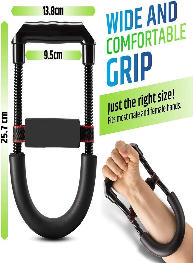 SILENCIO Wrist Strengthener Forearm Exerciser Hand Developer Strength Trainer for Fitness Enthusiasts, Athletes, Professionals Arm Hand Grip Workout Strength Trainer Home Gym Workout Equipment - Image 5