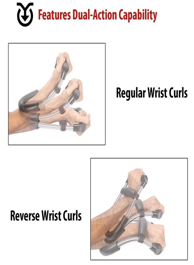 SILENCIO Wrist Strengthener Forearm Exerciser Hand Developer Strength Trainer for Fitness Enthusiasts, Athletes, Professionals Arm Hand Grip Workout Strength Trainer Home Gym Workout Equipment - Image 3