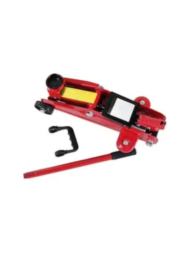 Professional Hydraulic Car Trolley Jack (2 Tons) - Heavy-Duty Floor Lift for SUVs & Sedans - Smooth Lift Technology with Safety Overload Valve - Portable & Durable (Blue/Red)