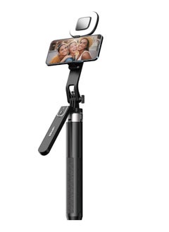 Lenyes Lenise Quadruple Mobile Phone Holder LPH103: 1.8m Extendable Zinc Alloy, 360 Degree Rotation, Detachable Bluetooth Remote, Anti-Slip Pads, Fill Light Support  - Image 1