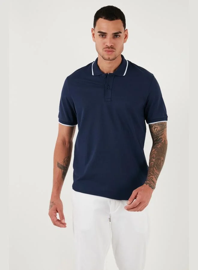 Buratti  Buratti Cotton Regular Fit Polo Neck T Shirt Men's Polo Neck T Shirt 5902063 for Men | Best Price UAE
