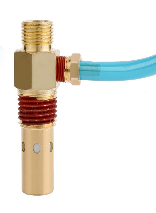 Hromee Air Compressor Replacement Components Brass 1/2 Inch MNPT Compressor in Tank Check Valve Kit with Three Different Unloader Tube Fittings 20 SCFM 4 Pieces - Image 4