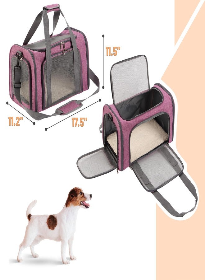 Mr. Pen- Pet Carrier, Pink, Soft-Sided Cat & Dog Carrier, Bag for Travel - Image 2