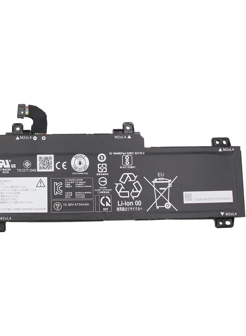 Terabyte بطارية 15.36 فولت 75 واط ساعي 4883 مللي أمبير L20M4PE1 متوافقة مع سلسلة Le.novo IdeaPad 5 Pro-16ACH6 5B11B66552 SB11B66551 - Image 4