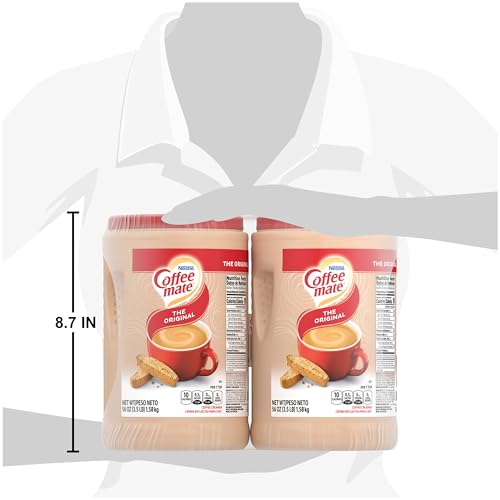 Coffee Mate Nestle Coffee mate Coffee Creamer, Original, Non Dairy Powder Creamer, 56 oz Bulk Pack (Pack of 2) - Image 5