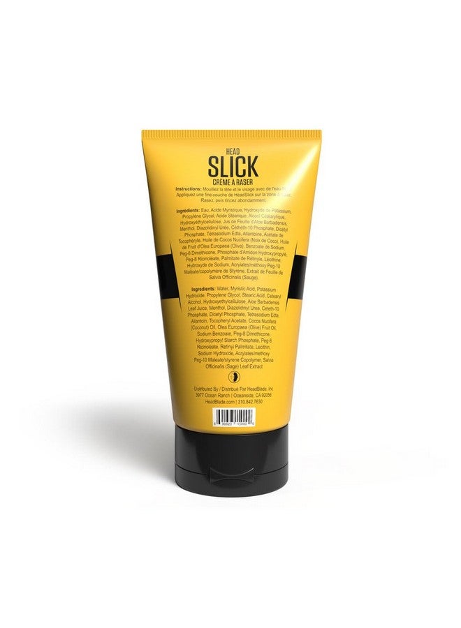 هيد بلايد مجموعة حلاقة رأس موتو للرجال مع كريم حلاقة HeadSlick سعة 5 أونصات، وشفرة حلاقة، وشفرات إعادة تعبئة - Image 4