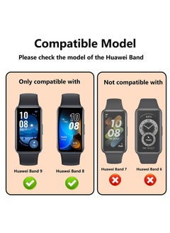 O Ozone Milanese Straps For Huawei Band 8 | Band 9 With TPU Watch Case, Magnetic Stainless Steel Mesh Replacement Strap for Women Men- Rose Gold  - Image 2