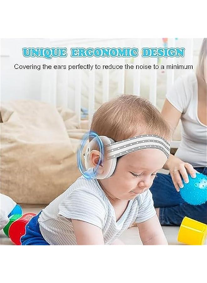 Gonice Baby Earmuffs,Baby Ear Protection Defenders, Noise Cancelling Headphones for Babies, Noise Reduction Earmuffs for Infant and Toddlers up to 36 Months, Suitable for Sleep  - Image 2
