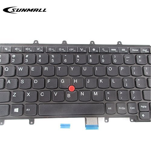 SUNMALL بديل لوحة مفاتيح SUNMALL متوافق مع لابتوب Lenovo ThinkPad X230S X240 X240S X240I X250 X260 X270 باللون الأسود تخطيط أمريكي - Image 4