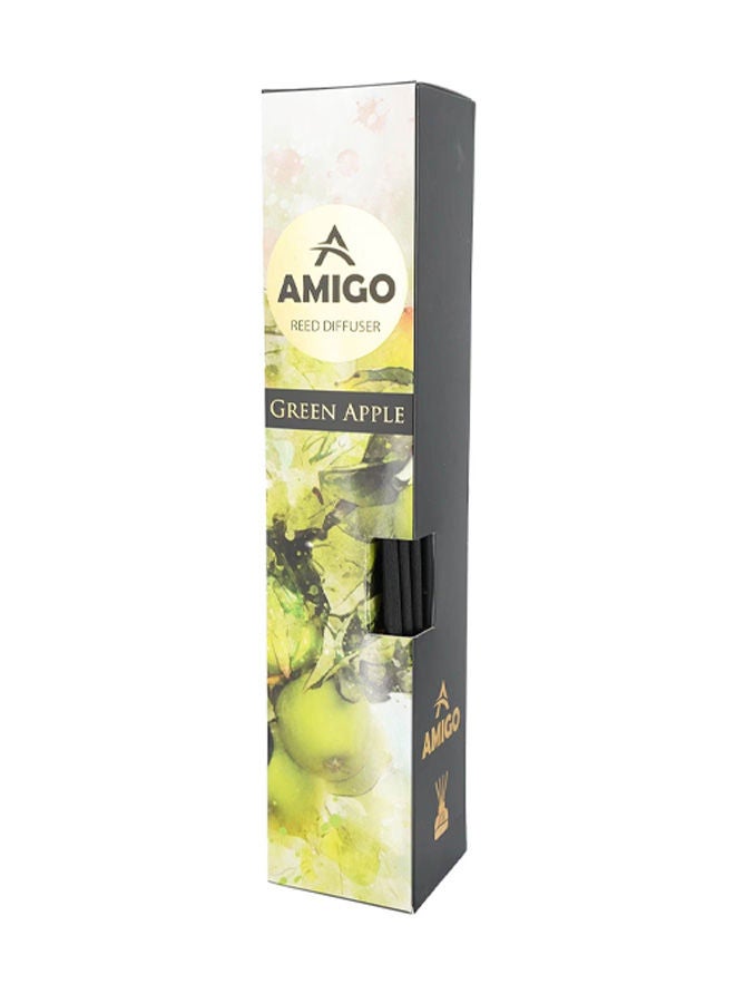 Amigo Long Lasting Reed Diffuser - Green Apple 110ml - Image 3