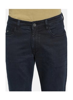 OCTAVE Men's mid-rise straight fit denim jeans,Carbon Blue  - Image 5