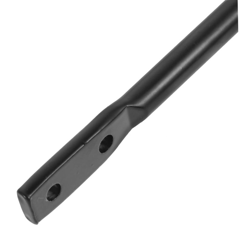 Black U Shaped Curtain Hooks No Drill Required Easy Installation for Tracks and Tiebacks - Image 4
