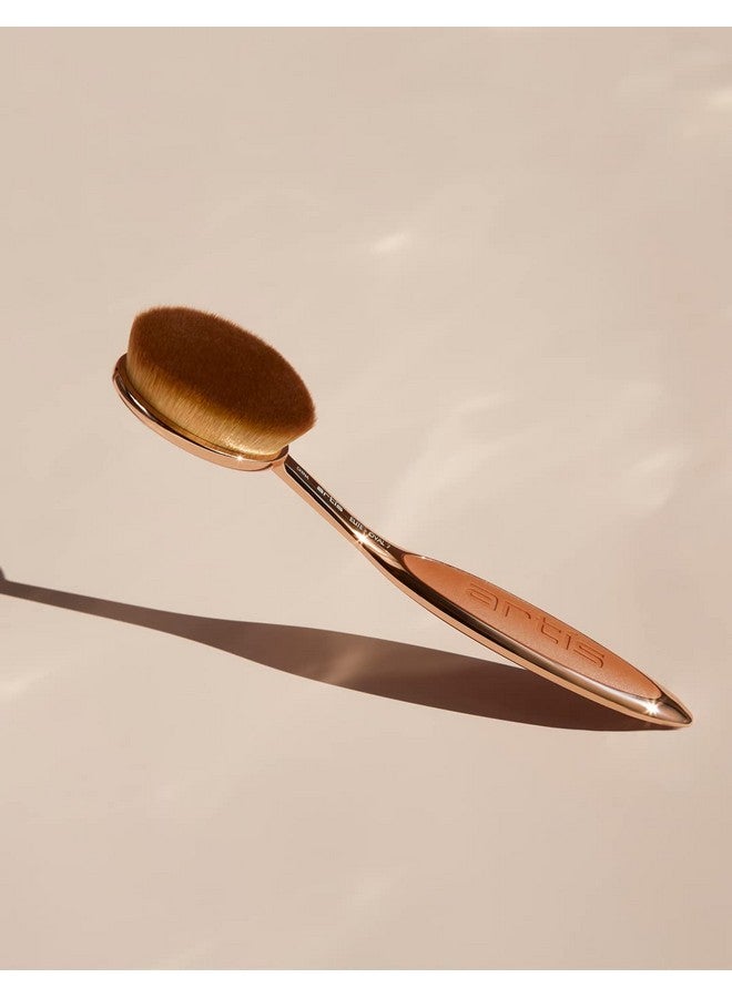 Artis Elite Rose Gold Oval 7 Makeup Brush - Image 4