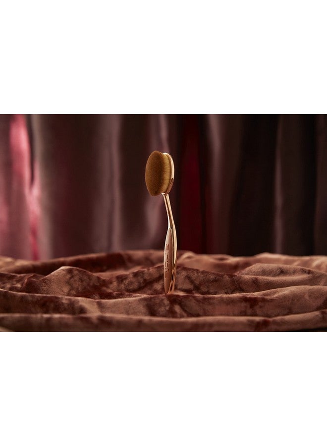 Artis Elite Rose Gold Oval 7 Makeup Brush - Image 5