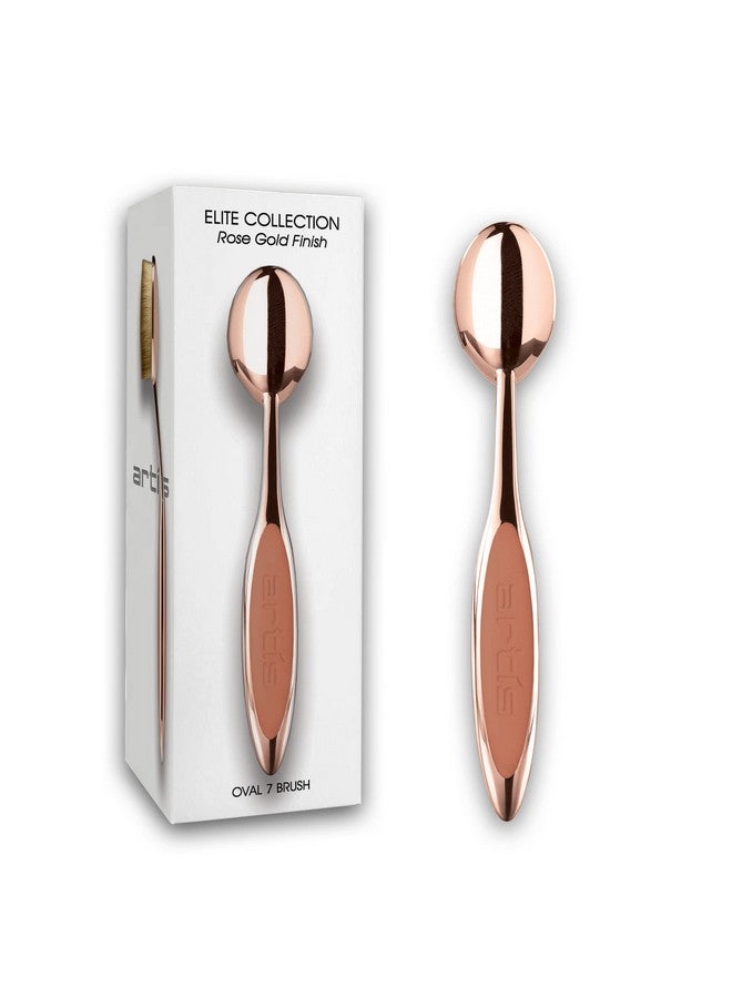 Artis Elite Rose Gold Oval 7 Makeup Brush - Image 1