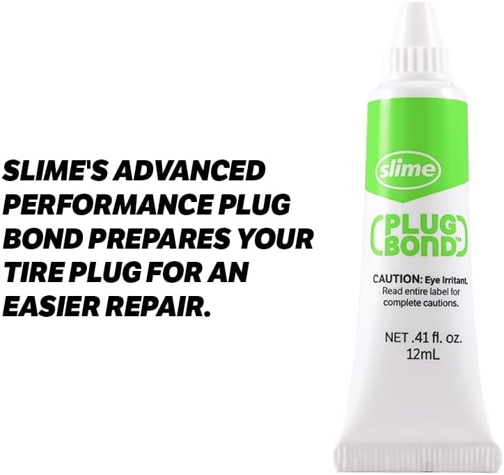 Slime Deluxe Tire Plug Kit - 11 Piece Set with Tools, Strings, and Glue for Tire Repair - Image 4