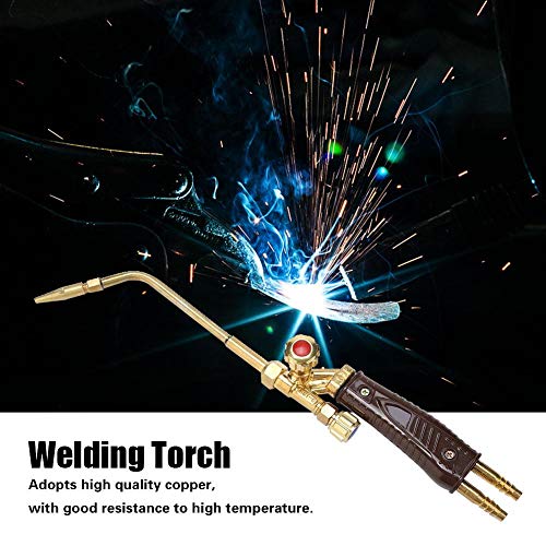 Thincol Welding Torch, H01-6/H01-20, Injection Type, Copper, Gold/Black, 39cm/57cm - Image 2