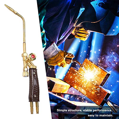 Thincol Welding Torch, H01-6/H01-20, Injection Type, Copper, Gold/Black, 39cm/57cm - Image 3