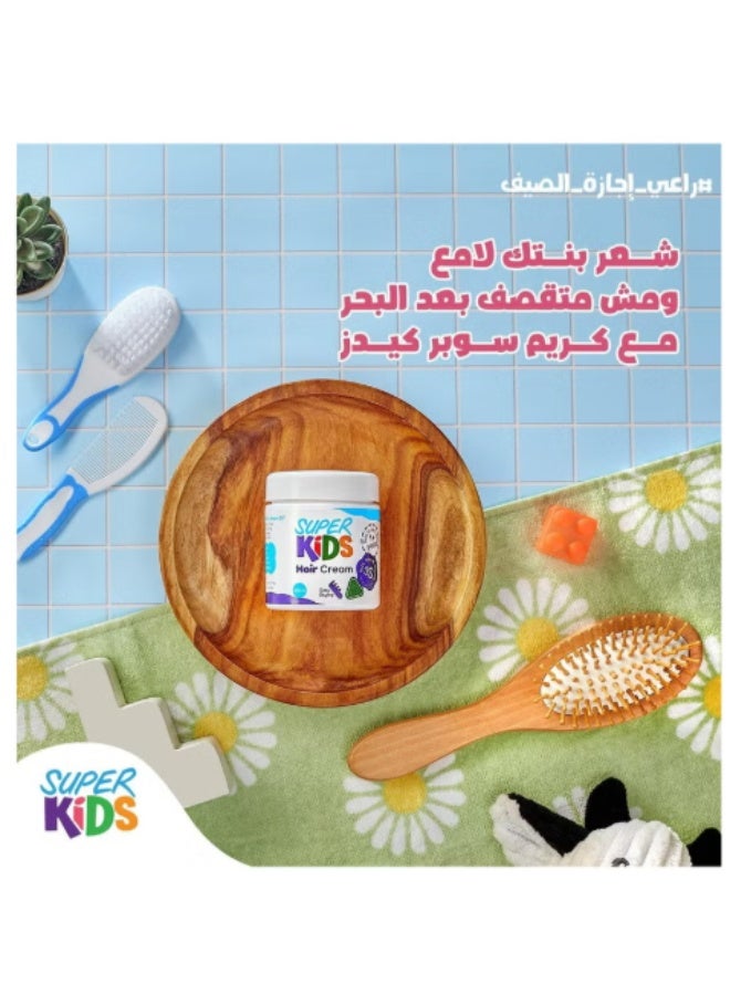 SUPER KIDS Baby Hair Cream - (200 ml) - Leave-in Styling for Easy Combing & Deep Hydration - Sulfate & Paraben Free - Image 4