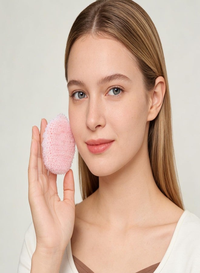 RamPula 2 Pcs African Net for RamPula Face Scrubber, Facial Exfoliation Sponge Exfoliating Shower Scrubber Skin Smoother, Nylon African Face Sponge Net Great for Daily Use - White - Image 5